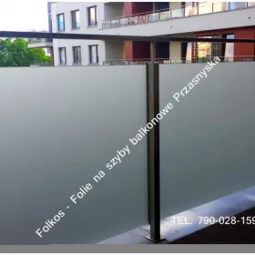 Folie na szyby balkonowe Ożarów Mazowiecki, Pruszków, Warszawa -oklejanie balkonów Folkos