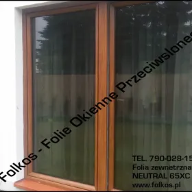 Folie przeciwsłoneczne Warszawa -folie zewnętrzne przeciwsłoneczne -oklejanie szyb folią -folia z filtrem UV i IR -Folkos folie