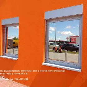 Folkos folia przeciwsłoneczna zewnetrzna Chrome 270XC -Warszawa przyciemnianie szyb, oklejanie 