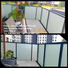 Folie okienne Jabłonna, Chotomów, Skierdy, Skrzeszew, Nowy Dwór Mazowiecki, Serock, Nieporęt....Oklejanie szyb folią -Folkos folie