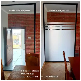 Folie okienne Chotomów, Jabłonna, Skierdy, Legionowo, Serock...oklejanie szyb, witryn, balkonów......Folkos folie okienne