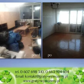demontaż,wywóz,utylizacja starych mebli Wrocław,opróżnianie mieszkań Wrocław