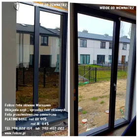 Folia przeciwsłoneczna na okna ANTY UV ANTY IR - przyciemniamy okna Warszawa