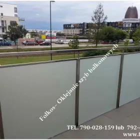 Folia na balkon Warszawa Wilanów- Oklejamy balkony Wilanów
