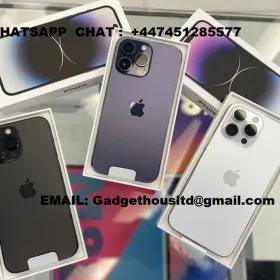 Apple iPhone 14 Pro  = 650 EUR , iPhone 14 Pro Max  = 700 EUR, iPhone 14 = 500 EUR , iPhone 14 Plus = 530 EUR,  WHATSAPP  CHAT :  +447451285577