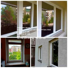 Folia przeciwsłoneczna zewnętrzna TYTAN 275XC -redukcja UV 99%, redukcja IR 83% -przyciemnianie szyb Warszawa