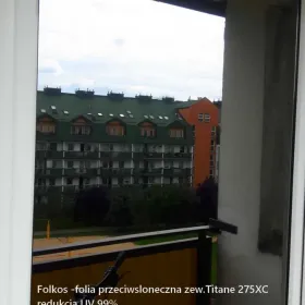Folia przeciwsłoneczna zewnętrzna TYTAN 275XC -redukcja UV 99%, redukcja IR 83% -przyciemnianie szyb Warszawa