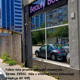 Oklejanie szyb Warszawa Bielany, Żoliborz, Bemowo....Oklejamy okna, drzwi, witryny, balkony, świetliki dachowe....Warszawa Folkos folie