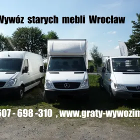 Odbiór mebli używanych Wrocław.Wywóz,utylizacja starych mebli.