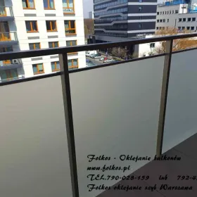 Folia na balkony Nocznickiego, Głowackiego, Contada, Morcinka...OKlejamy balkony Bielany, Żoliborz, Bemowo