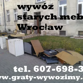Odbiór,wywóz,utylizacja starych mebli Wrocław.opróżnianie mieszkań.