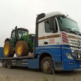 Transport wózków widłowych maszyn koparek Poznan