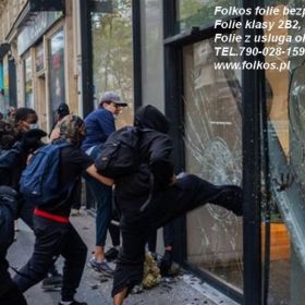 Folie KLASY 2B2, 1B1, P2A Warszawa - folie z usługą oklejania szyb -Folkos folie bezpieczne i antywłamaniowe Warszawa i okolice oklejamy